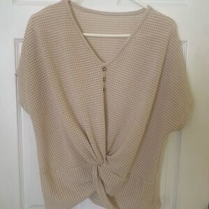 SHEIN Top Beige Very Cute!